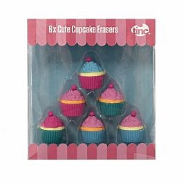 Tinc Cupcake Erasers