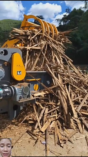 9.8K views · 38 reactions | Industrial wood chipper system #followerseveryone #reactionreels #machine #construction #reaction #reactionvideo #technology #skills #wood #chipper | Marchijoy Lopez Camacho | Facebook