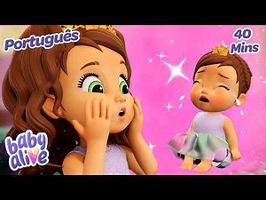 Princess Ellie Shrunk! 😱 | Videos for Babies | Baby Alive in Portuguese | Children's Cartoons