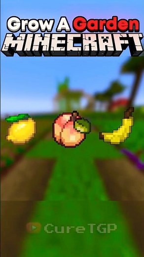 I Made Grow A Garden In Minecraft! #minecraft #growagarden