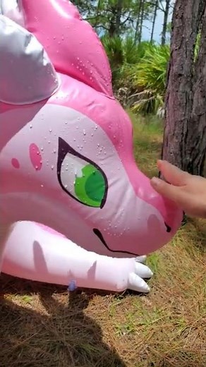 Meet the Friendly Inflatable Dragon: Cerisey