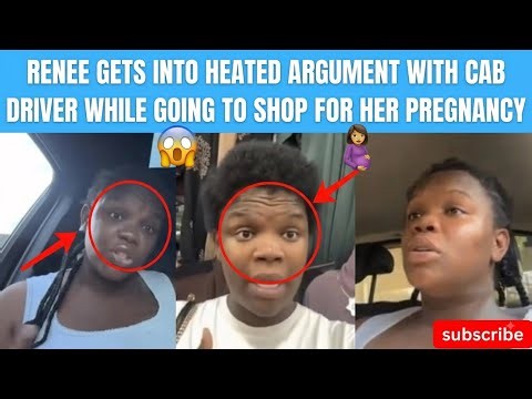 Miss R Fabulous gets into heated argument with Cab driver while going to shop for her pregnancy