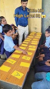 Little kid - High Level IQ 😱 | IQ test | IQ spam | IQ challenge #iq #iqtest #braingames #memory