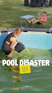 POOL DISASTER — 1/3 ... Juliana empties the pool 😭😂
