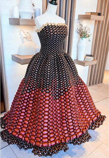 ウェディング用のバルーンドレス👗制作風景❤️