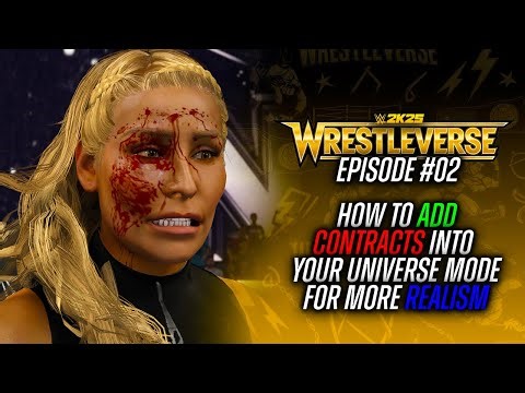 Adding Contracts Into WWE 2k25 Universe Mode For More Realism!