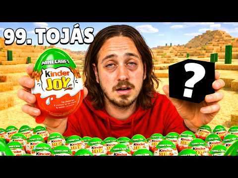 ADDIG NYITOK MINECRAFT KINDER TOJÁS AMÍG...