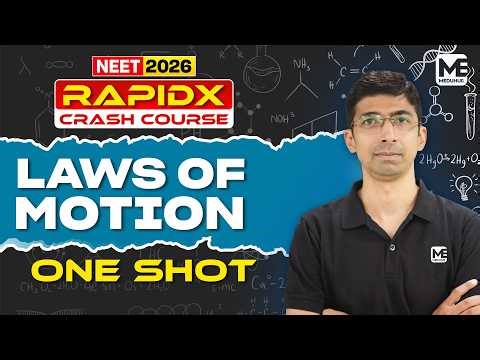 NEET 2026 Crash Course – Rapid X | Laws of Motion in 45 Minutes | Complete Physics Revision