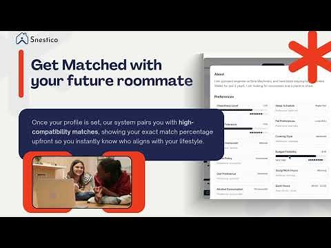 Snestico - Smart Roommate Matching