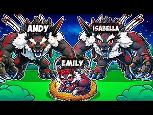 Adopted Into A DIREWOLF Family In Roblox Creatures Of Sonaria!