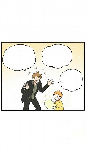 Papa Wolf and the Puppy #manhwa #gym #bledit #webtoon #funny #cute