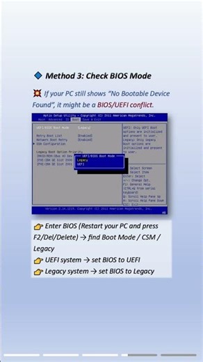 Fix ‘No Bootable Device Found’ in Minutes!