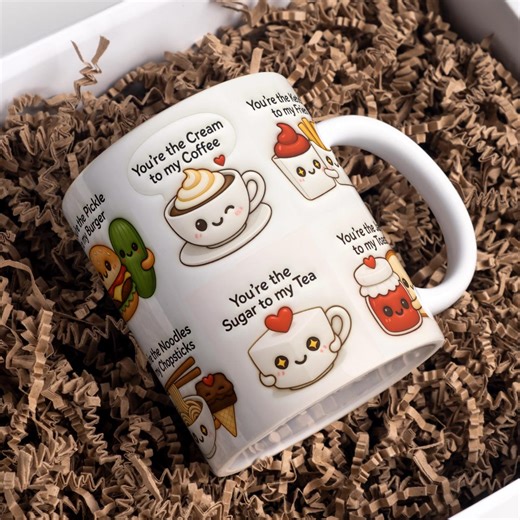 3D Food Pun Mug Wrap PNG, 11oz & 15oz Coffee Mug Wrap, Mug Wrap, Coffee Mug Png Sublimation Designs, Valentine Mug Wrap, Digital Download - Etsy
