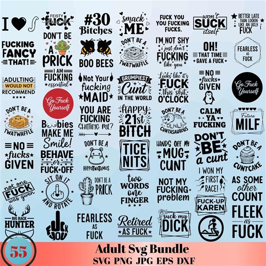 Adult Svg Bundle, Adult Quotes Svg, Funny Quotes SVG Bundle, Sarcastic Svg, Adults Svg, Funny Adult Bundle, Rude Svg, Cut Files for Cricut - Etsy