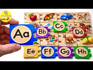 Match the Letters! Fun ABC Activity Puzzle | Learning video for toddlers