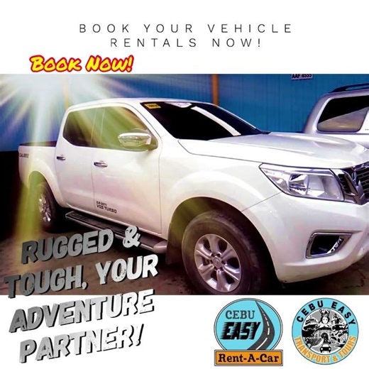 Many Vehicle Rentals & Tours to Choose From Affordable Rates Quality Units & Services at Cebu Easy