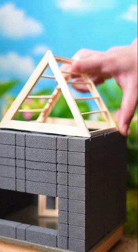Building Miniature House From Scratch | Relaxing Craft Video
