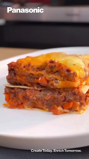 Prepara una deliciosa lasaña en tan solo 5 minutos con Panasonic