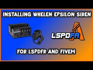 Installing the Siren I Use in LSPDFR and FiveM | GTAV | #gtav | #lspdfr
