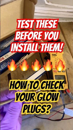 How to test Glow Plugs on a Diesel #automobile #youtubeshorts ##glowplug #how #greasemonkey