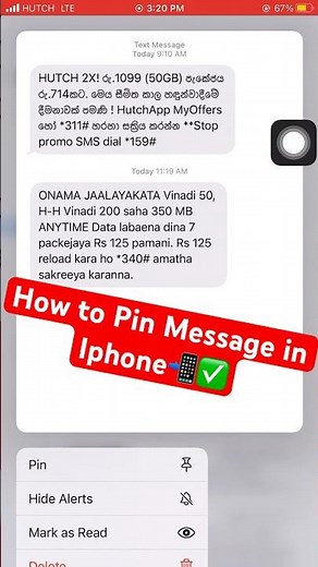 How to Pin Message in Iphone📲✅ #iphone #message #pin #tutorial