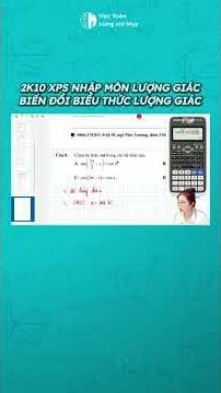 TOÁN 11 | BIẾN ĐỔI BIỂU THỨC LƯỢNG GIÁC