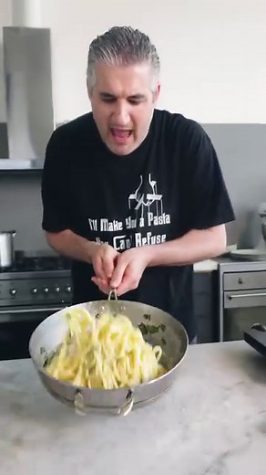 How to Make Pasta al Limone #reels #pasta #italianfood #recipe | Vincenzo's Plate