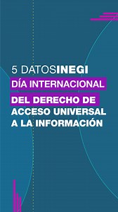 Te compartimos cinco datos #INEGI sobre las solicitudes de acceso a la información recibidas en México. ¡Conócelos! | INEGI Informa