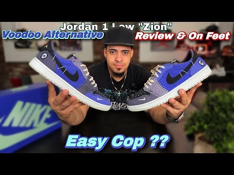 Jordan 1 low Voodoo Alternative (Zion) Full Review & On Feet 💀🧟‍♂️