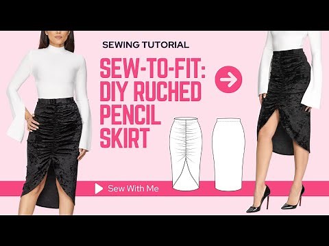 Sew the stunning Madison pencil skirt pattern with our step-by-step guide [Tutorial+Sewing Pattern]
