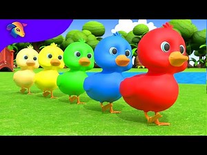Five Little Ducks | Kids Songs | BluLoo Nursery Rhymes & Kids Songs