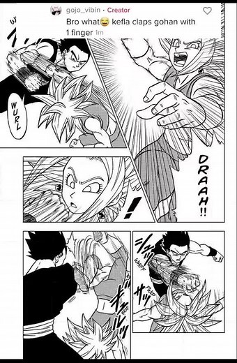 Gohan vs Kefla Manga Battle Breakdown