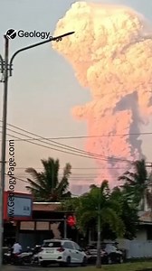 Indonesia’s Mount Lewotobi Laki-Laki Volcano Erupts Mount Lewotobi Laki Laki volcano in south-central Indonesia erupted Tuesday, June 17, 2025, spewing towering columns of hot ash into the air. Authorities raised the eruption alert to the highest level and expanded the danger zone to 8 kilometers (about 5 miles) from the crater. #Geology #GeologyPage #Indonesia #Mount_Lewotobi #volcano #LakiLaki | Geology Page