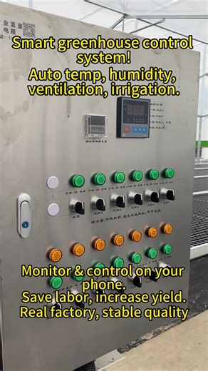 Smart greenhouse control system.Auto monitor temperature,humidity,ventilation,irrigation.It is the best choice for saving your time and high effective operation. Whatsapp: 8618988967562 Wechat:18988967562 ##automaticsinsulationgreenhouse #automaticmotor #smartgreenhousecontrolsystem