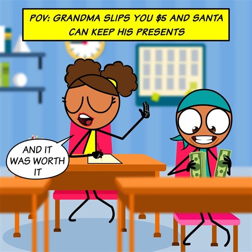 Backbench Animations on Instagram: "He can keep 'em this year 😂 😂😂😂 . #funnyanimation #2d #santa #christmas2025 #backbenchanimations #adobeanimate #reelsvideo #comedy #2danimation #animationmeme"