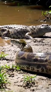 4.1K views · 4 comments | My wildlife in 5 seconds.African rock python vs the African Nile Crocodile.This is a rare encounter between these two African giants.. It's an epic battle for survival.#reelsvideos | Gilbert Banda | Facebook