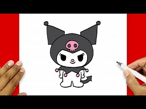 Kuromi Drawing Tutorial Easy | How To Draw Kuromi - Videos For Kids