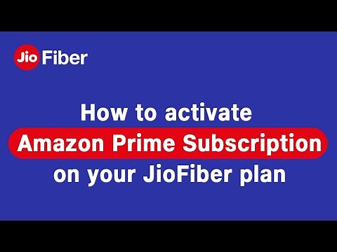 How to Activate Amazon Prime Offer on Your JioFiber Plan