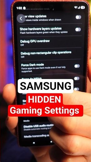 Samsung HIDDEN Gaming Setting