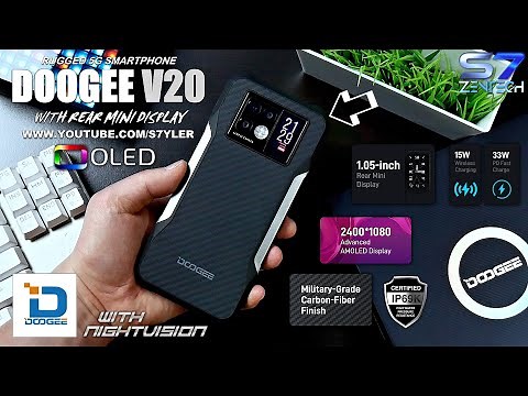 DOOGEE V20 | Comprehensive Review | Impressive Rugged 2K OLED Phone | Nightvision, NFC, Rear Display