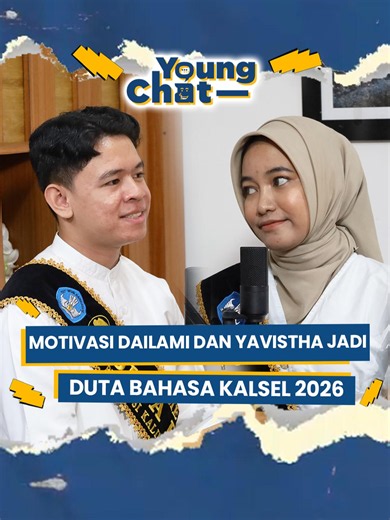Motivasi Dailami dan Yavistha Jadi Duta Bahasa Kalsel 2026 BANJARMASINPOST.CO.ID - Mengulik Motivasi di Balik Pentingnya Bahasa Menjadi bagian dari Duta Bahasa memerlukan komitmen dan niat yang kuat. Melalui bincang-bincang bersama Duta Bahasa Kalsel 2026, Dailami dan Yavistha membagikan kisah bagaimana ketertarikan terhadap bahasa dapat memperluas wawasan serta mempermudah adaptasi di lingkungan baru. Tonton wawancara lengkap bersama Duta Bahasa Kalsel 2026, Ahmad Dailami dan Yavistha Febriana 