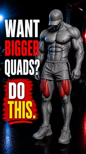 Want Bigger Quads? Do This.... #quads #legworkout #biggerlegs #fitnessshorts