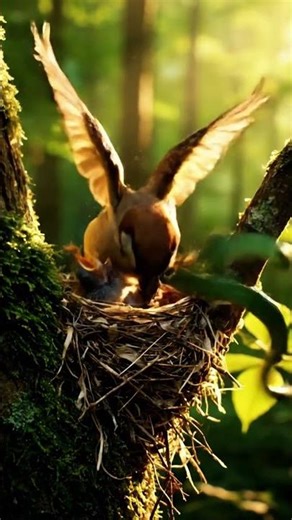 Sparrow vs Snake 🐍🐦: Tiny Bird’s Brave Fight to Save Her Nest | Real Jungle Battle #shorts