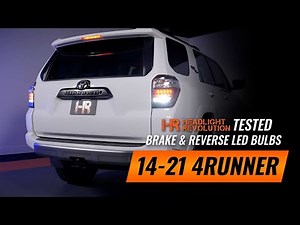 2014 - 2021 Toyota 4Runner Rear Full LED Conversion | HR Tested