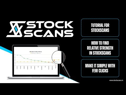 Relative Strength Charts | Tutorial Video | Stockscans | SOIC