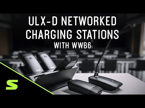How to Use Shure ULX D Networked Charging Stations with Wireless Workbench 6 | Shure