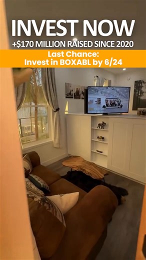 🚨 Limited Time Offer: Invest by 6/24 🚨 🏠 BOXABL is revolutionizing housing with modular homes set up in hours—not months. Learn how you can become a BOXABL shareholder before the opportunity closes on 6/24. **Reservations do not require purchase of a Casita and there is no assurance of how many will result in actual purchases. 𝘉𝘖𝘟𝘈𝘉𝘓 𝘪𝘴 𝘰𝘧𝘧𝘦𝘳𝘪𝘯𝘨 𝘴𝘦𝘤𝘶𝘳𝘪𝘵𝘪𝘦𝘴 𝘵𝘩𝘳𝘰𝘶𝘨𝘩 𝘵𝘩𝘦 𝘶𝘴𝘦 𝘰𝘧 𝘢𝘯 𝘖𝘧𝘧𝘦𝘳𝘪𝘯𝘨 𝘚𝘵𝘢𝘵𝘦𝘮𝘦𝘯𝘵 𝘵𝘩𝘢𝘵 𝘩𝘢𝘴 𝘣𝘦𝘦𝘯 𝘲𝘶𝘢𝘭𝘪𝘧