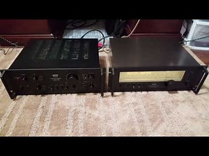 Sansui AU-719 Integrated Amplifier, TU - 717 Tuner Demo