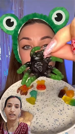 Fast jelly candis eating ASMR 😋😋 #shorts #asmr #food