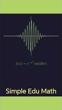 WHEN Graphs SiNg 🎵 Function Graphs + Sound Design #maths #simpleedumath